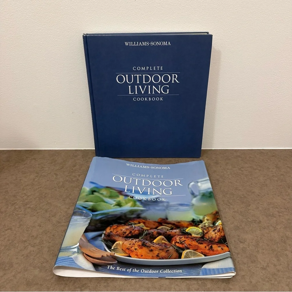 Williams Sonoma Complete Outdoor Living Cookbook Hardcover Coffee Table Book